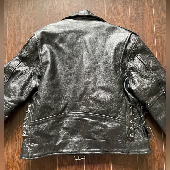 Bonus Genuine Leather Motorcycle Jacket - Picture 8 of 12